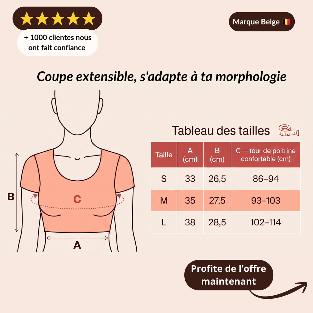 Brassière Anti-Transpiration